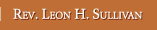 Rev. Leon H. Sullivan